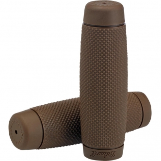 Biltwell 1 Inch Recoil TPV Grips in Chocolate Finish (6703-0401)