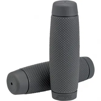 Biltwell 1 Inch Recoil TPV Grips in Grey Finish (6703-0501)