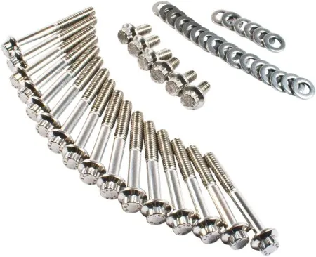 Feuling External Primary Bolt Kit in Stainless Steel For 2004-2022 XL Models (3063)