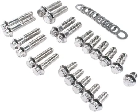 Feuling Chassis Trim Bolt Kit in Stainless Steel Finish For 2004-2022 XL Models (3066)