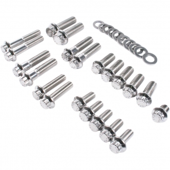 Feuling Chassis Trim Bolt Kit in Stainless Steel Finish For 2004-2017 XL Models (3066)