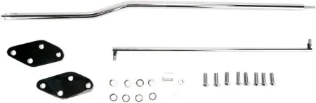 Drag Specialties Forward Control Extension Kit 2 Inch in Chrome Finish For 1991-2017 FXD Models (056270)
