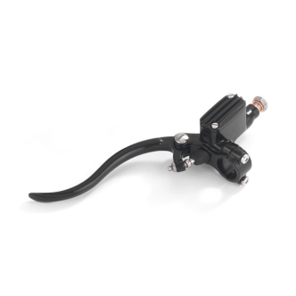 Kustom Tech Deluxe Line Clutch Master Cylinder With 14mm Bore In Black Aluminium Finish (20-432)