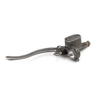 Kustom Tech Deluxe Line Clutch Master Cylinder With 14mm Bore In Raw Aluminium Finish (20-513)