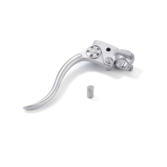 Kustom Tech Deluxe Line Clutch Lever Assembly In Satin Aluminium Finish (20-451)