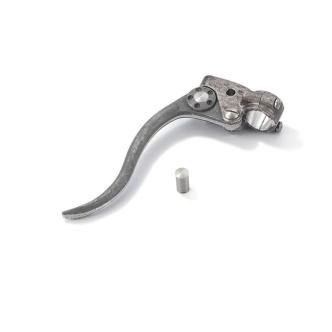 Kustom Tech Deluxe Line Clutch Lever Assembly In Raw Aluminium Finish (20-552)