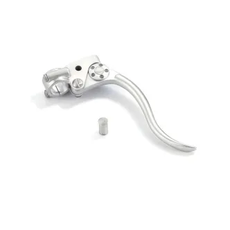 Kustom Tech Deluxe Line Brake Lever Assembly In Satin Aluminium Finish (20-453)