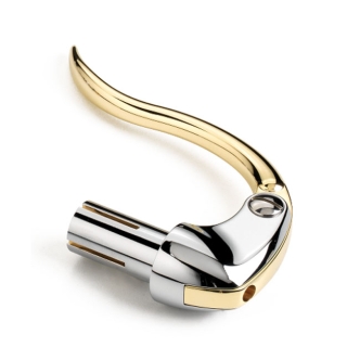 Kustom Tech Retro Line Inverted Control In Chrome With Brass Lever In Polished Finish (20-700)
