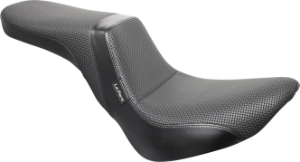 Le Pera Daytona Basket Weave 2-Up Seat For Harley Davidson 2018-2021 Softail Slim, 2018-2023 Street Bob & 2020-2023 Softail Standard Motorcycles (LY-543BW)