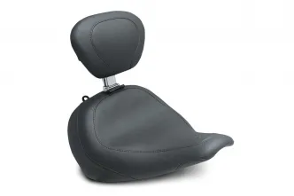 Mustang Wide Tripper Solo Seat With Backrest For Harley Davidson 2018-2023 Softail Fay Boy Motorcycles (79772)