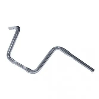 Doss 11 Inch Narrow Body Ape Hanger Handlebars In Chrome Finish For 1982-2024 Harley Davidson Including E-Throttle Models (ARM104109)