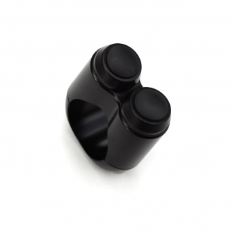 Motone Customs Dual Micro Switch Button Housing In Black Finish For 1 Inch Handlebars (MME002)