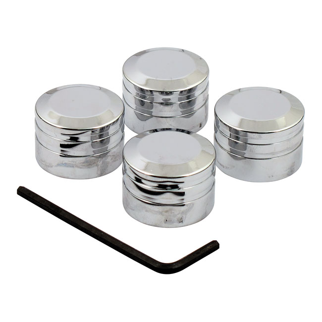 Riverside Custom Head Bolt Covers In Chrome Finish (ARM400459) ARH