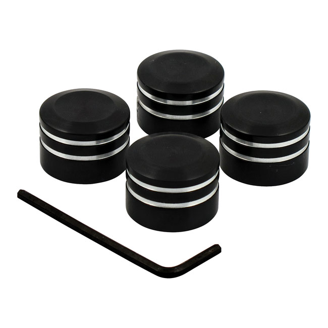 Riverside Custom Head Bolt Covers In Black Anodised Finish (ARM500459) ARH Custom USA