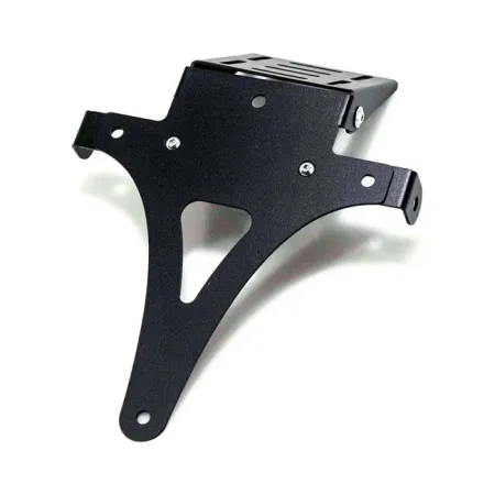 C-Racer Universal License Plate Holder No1 Including Mounting Material in Black Powdercoated Metal Finish (NUNP-1)