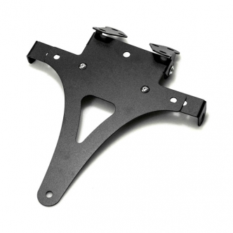 C-Racer Universal License Plate Holder No4 Including Mounting Material in Black Powdercoated Metal Finish (ARM627875)