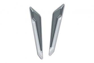 Kuryakyn Omni L.E.D. Fork Inserts In Chrome Finish For Honda 2018-2019 Gold Wing Motorcycles (3252)
