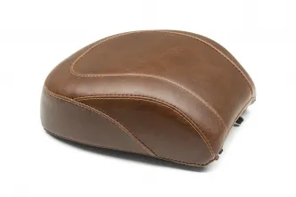 Mustang Smooth Passenger Seat in Brown For 2018-2020 Softail Fat Boy Models (83021)