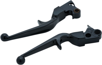 Kuryakyn Trigger Levers In Gloss Black Finish For Harley Davidson 1996-2017 Cable Clutch Motorcycles (1845)
