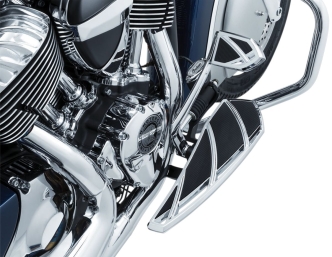 Kuryakyn Phantom Driver Floorboards In Chrome Finish For Indian Motorcycles (5770)