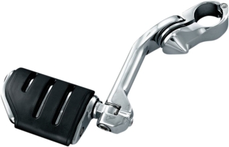 Kuryakyn Tour-Tech Long Arm Cruise Mounts With Trident Dually ISO-Pegs In Chrome Finish (7586)