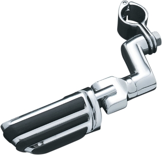 Kuryakyn Pilot Pegs With Offset & 1 1/4 Inch Magnum Quick Clamps In Chrome Finish (4436)