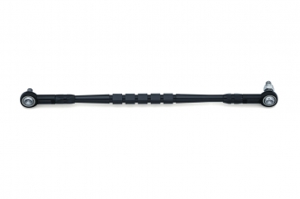 Kuryakyn Grooved Shift Linkage For Harley Davidson Touring, Trikes & Softail Motorcycles In Gloss Black Finish (9675)