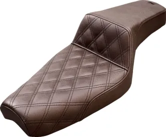 Saddlemen Step-Up 2-Up LS Front Seat in Brown For 1979-2003 XL Sportster Models (879-03-172BR)