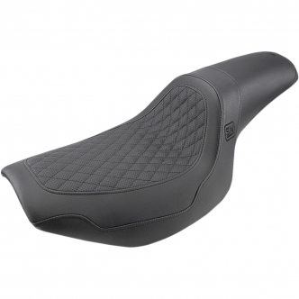 Saddlemen Speed Merchant Pro Series 2-Up Seat in Black For 1982-2000 FXR Models (SM88209DB)