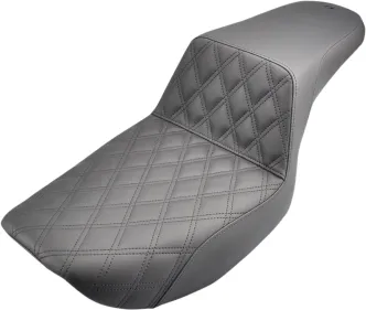 Saddlemen Step-Up Front LS 2-Up Seat in Black For 1982-2000 FXR Models (882-09-172)