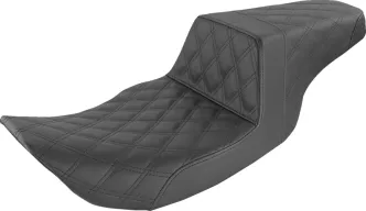 Saddlemen Step-Up Front & Rear LS 2-Up Seat in Black For 1997-2007 FLHR, FLHX Models (897-06-175)