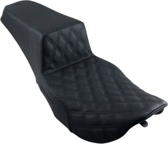 Saddlemen Step-Up Front LS 2-Up Seat in Black For 1997-2007 FLHR, FLHX Touring Models (897-06-172)