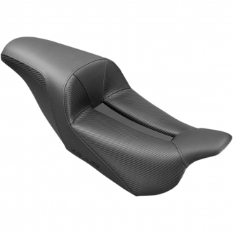 Saddlemen Kraus Moto Pro Series 2-Up Seat in Black For 2008-2023 FLHR, FLHT, FLHX & FLTR Models (KR80807)