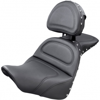 Saddlemen Explorer Special 2-Up Seat With Driver's Backrest in Black For 2018-2020 Fat Boy FLFB/FLFBS Models (818-27-040)