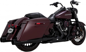 Vance & Hines 450 Torquer Slip-Ons in Black Finish For 2017-2023 Touring Models (46674)