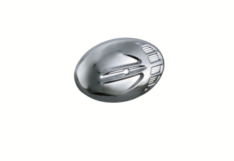 Kuryakyn Scarab Air Cleaner Cover In Chrome Finish For Harley Davidson Touring, Softail & Dyna Motorcycles (8407)