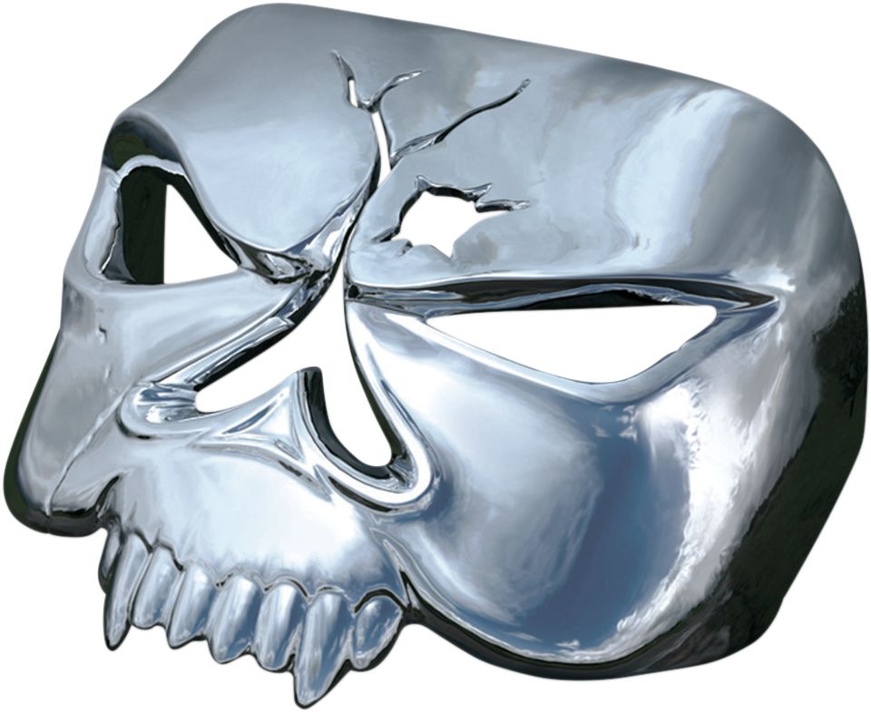 Chrome Zombie Skull Rear Fender Tail Light Cover For Harley Touring Road King 