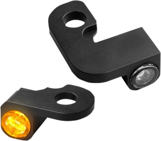 Heinz Bikes NANO Series LED Handlebar Turn Signals in Black Finish For 1999-2017 Dyna Models (HBTSN-FX96)