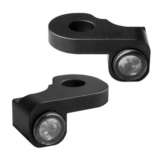 Heinz Bikes NANO Series LED Handlebar Turn Signals in Black Finish For 2014-2022 XL Models (HBTSN-XL14)