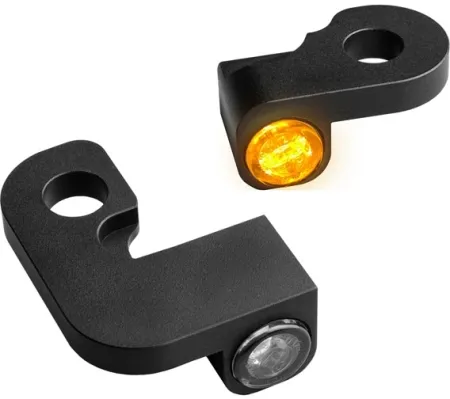 Heinz Bikes NANO Series LED Turn Signals H-D Handlebars in Black Finish For 1990-2003 XL Models (916764)