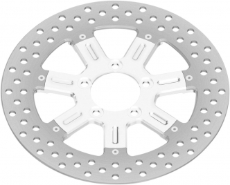 Roland Sands Design 11.8 Inch Del Mar Rear Brake Rotor in Chrome Finish For 2017-2020 Touring Models (01331800DELLSCH)