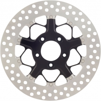 Roland Sands Design 11.8 Inch Hutch Rear Brake Rotor in Contrast Cut Finish For 2017-2020 Touring Models (01331800HUTSBM)