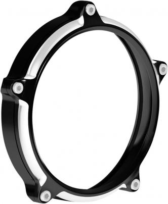 Roland Sands Design 5.75 inch Vintage Headlight Bezel in Contrast Cut Finish For 1985-2017 Softail Models (0207-2008VIN-BM)