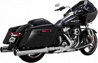 Vance & Hines 450 Torquer Slip-Ons in Chrome Finish For 2017-2023 Touring Models (16674)