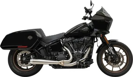 Bassani Exhaust 2-Into-1 Road Rage Exhaust System in Stainless Steel Finish For 2018-2024 Softail Sport Glide & Low Rider ST Models (1S81SS)