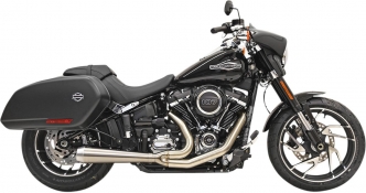 Bassani Exhaust 2-Into-1 Road Rage Exhaust System in Stainless Steel Finish For 2018-2023 Softail Sport Glide Models (1S81SS)