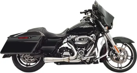 Bassani Road Rage 2:1 Short System In Stainless For Harley Davidson 2017-2024 Touring Models (1F42SS)