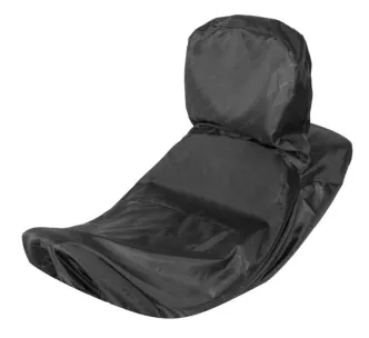 Saddlemen 2-UP With Back Rest Rain Cover Seat Front | Rear Nylon Black (R913)
