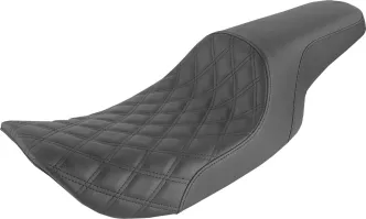 Saddlemen Profiler Lattice Stitched Seat In Black For Harley Davidson 1997-2007 FLHR & FLHX Touring Models (Except FLHRS) (897-06-149)