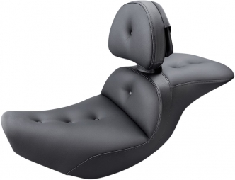 Saddlemen Roadsofa Pillow Top Seat With Driver Backrest For Indian 2014-2020 Touring Models (I14-07-181BR)